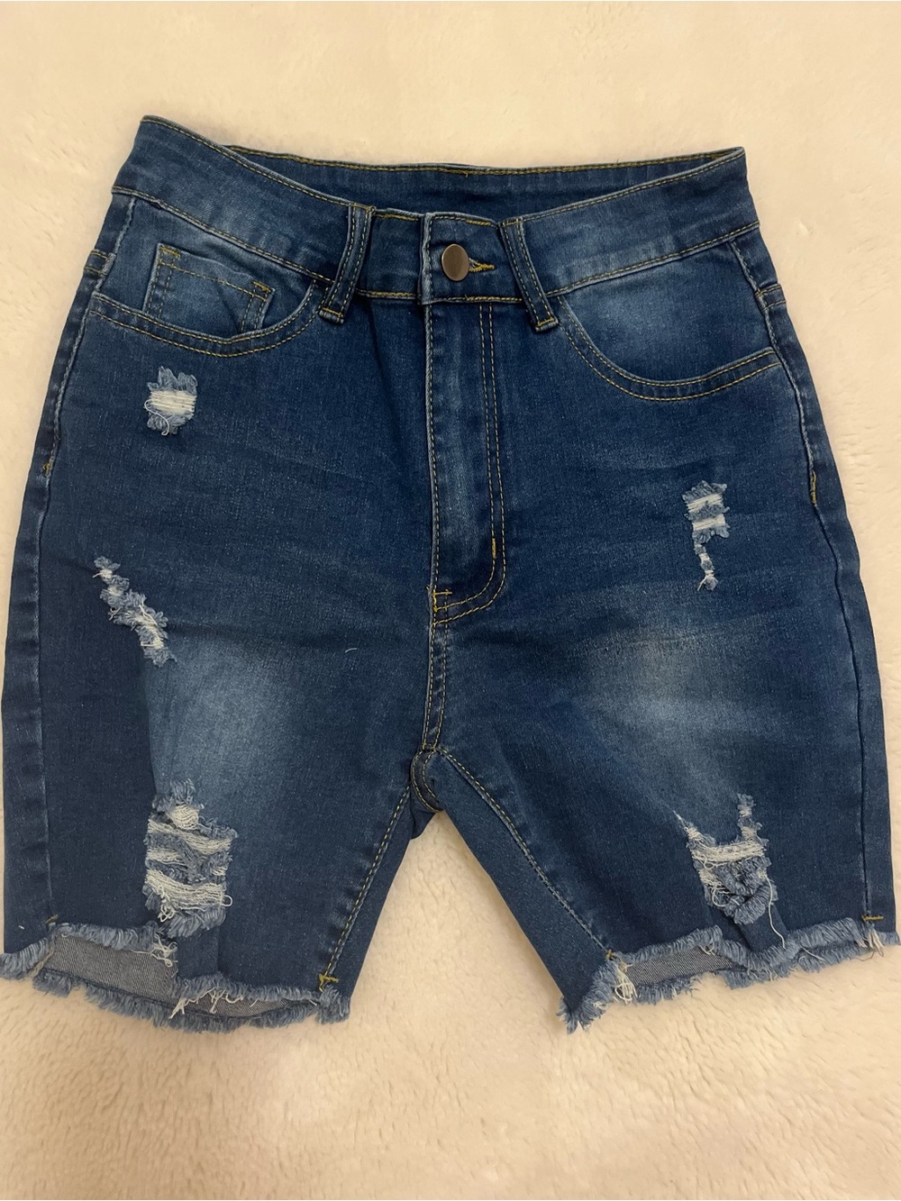 Shein Women’s Distressed Denim Shorts